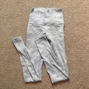 white camo lululemon leggings